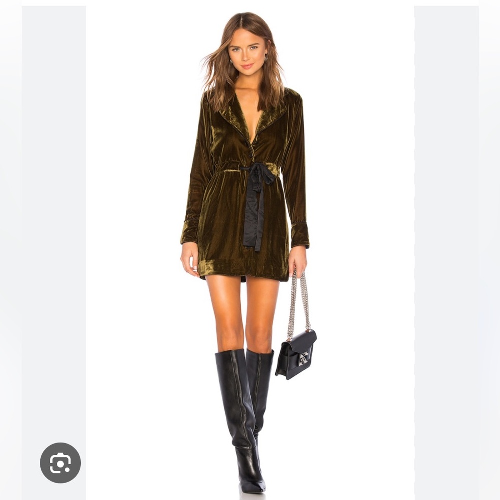 Olivia Culpo x Marled :: Velvet Dress (M)